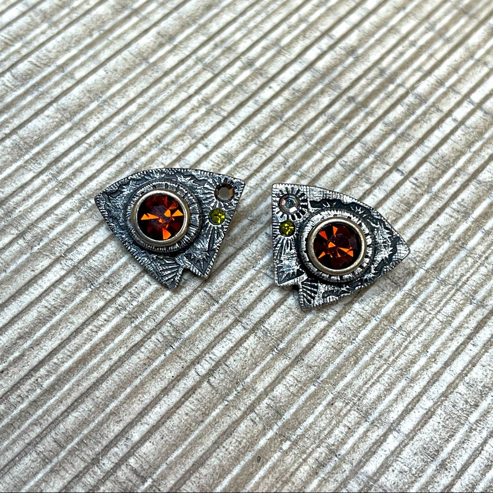 Patricia Locke | Signed |Vintage | Clip On Earrings